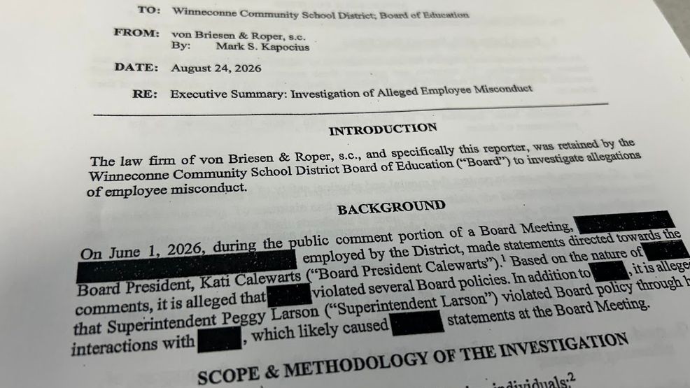 New documents reveal details on investigation, retirement for Winneconne's Peggy Larson — Fox 11 Green Bay Local, Larimore Community news